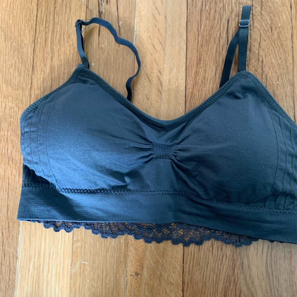 Gray bralette